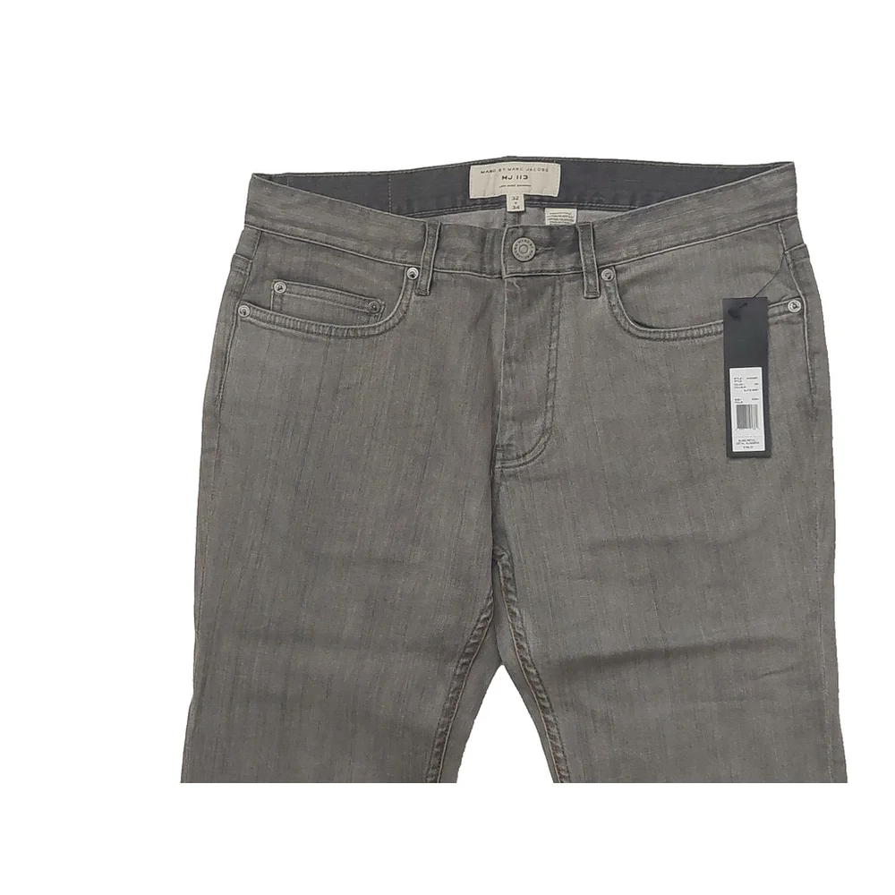 Marc by Marc Jacobs MJ 113 Low Rise Skinny Slate Gray Jeans 32x34 $198